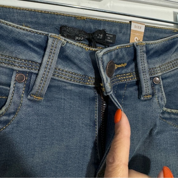 NWT PRANA Soma Jean Slim Fit Classic Blue Size 0/25 Minimalist Casual Stretch - Picture 10 of 13
